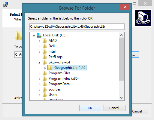 File:GeographicLib - WMM2015 installation, choosing destination folder.png