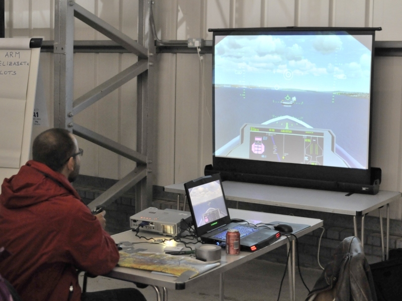File:FlightGear demo at museum.jpg