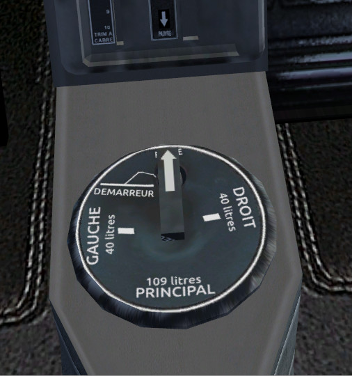 File:DR400 Dauphin Fuel selector.jpg