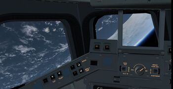 A view of Earth after reaching orbit