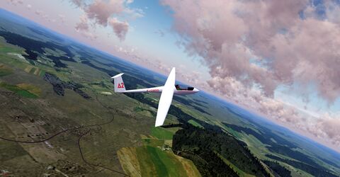ASW20 circling
