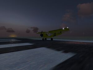 The CH750 at dawn