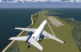 Very old view of the naval air facility (notice that at that time, the airport was developed).