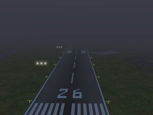 Runway lights for ALS