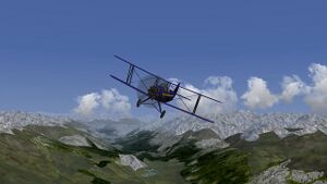 FW-44 Stieglitz around LSZS Samedan