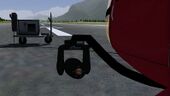 EC130-B4 Trakkabeam A800 searchlight in stowed position