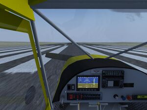 The CH750 cockpit