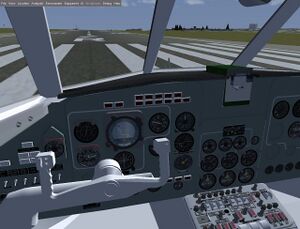 Yakovlev Yak-40 cockpit