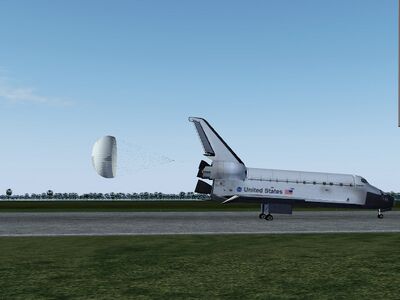 Drag chute separation sequence 1