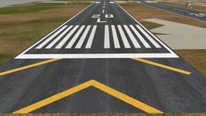 Asphalt runway