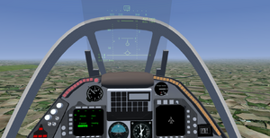 Cockpit of the Sea Harrier