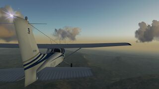 Cessna 172P au dessus de Chapada Diamantina au Brésil