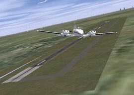 The airfield still with a generic layout.