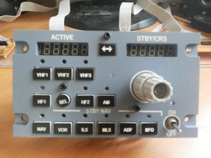 Airbus A330 Radio Panel Off