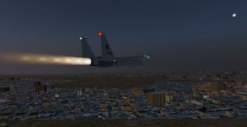F 15C dawn single engine flameout afterburner departure