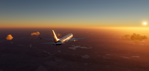 Boeing 737 MAX 9 in flight