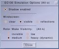 EC130 Simulation Options