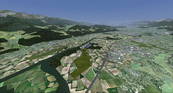 Scenery france-850 v2 near of Grenoble (LFLG)