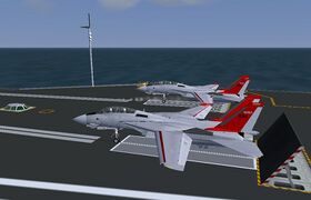 F-14 USS Carl Vinson Multiple Cat Launch