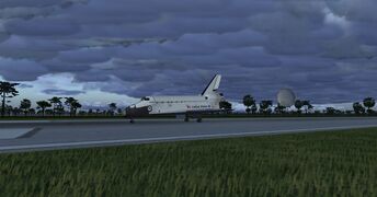 Wheels stop in KSC