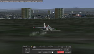 Landing in a rough field