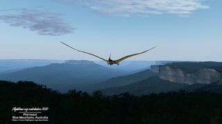 Over Blue mountains, Australia