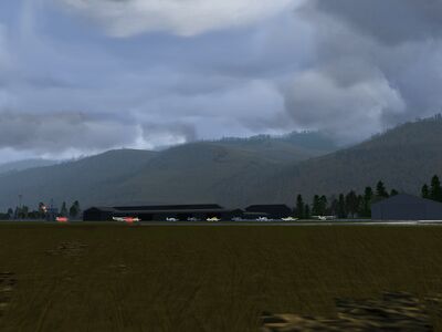 Volumetric grass in fall