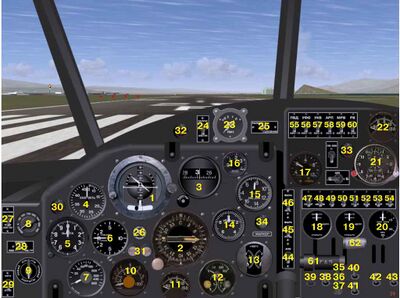 2D cockpit