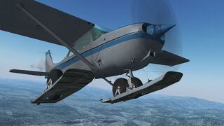 Ski variant over Freiburg