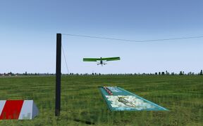 Approaching the banner