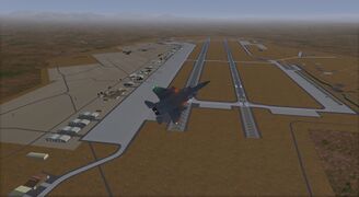 F 15C departure Nellis AFB