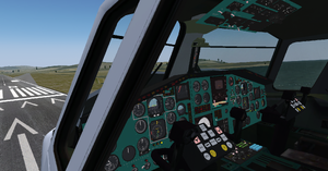 Tu 144 preparing for takeoff