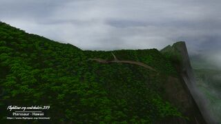 Over Hawaii