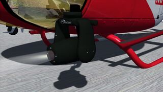 Trakkabeam A800 Searchlight deployed and active