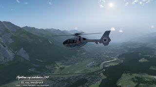 EC135 over Innsbruck, Austria