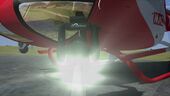 Attention: never look directly into a searchlight, this may cause severe injuries to the unprotected eye ...