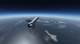 High bank angle maneuver to control vertical speed