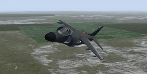 External view of the Sea Harrier