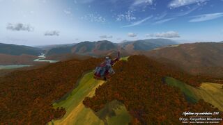 EC130 in the Carpathian Mountains (Romanian portion)