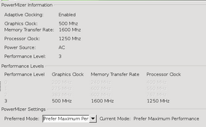 Tweaking Nvidia Powermizer to obtain higher frame rates