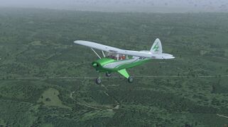 Flying over northeast Ohio
