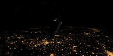 Nightview aus dem Shuttle