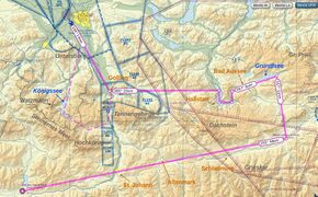 The route for Salzburg to Zell am See via Hallstatt