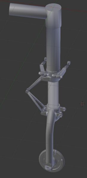 File:P-51D Main Landing Gear.jpg