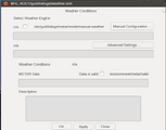 weather dialog via pui2canvas