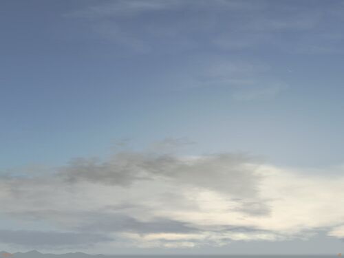 Mie scattering during the day