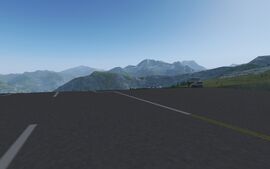 The french Alps, seen from the upper end of Courchevel's extraordinary runway