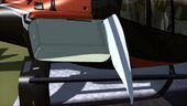 EC130-B4 wide luggage box open with animated gas strut