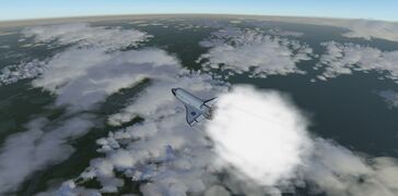During TAEM the Space Shuttle goes subsonic