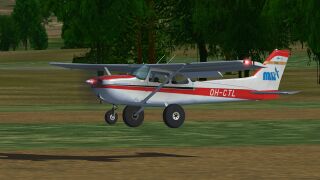 Cessna 172P с колёсами 36"